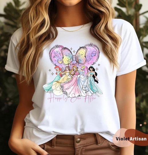 Discover Disney Trip 2025 T-Shirt,Personalized disney princess Vacation Shirt,Disney Punk princess shirt,  Princess Disney Tee,Princess Team