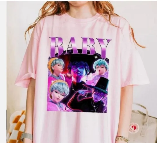 Saja Boys Baby Gugugaga Kpop Demon Hunter T-Shirt for Kids and Adults