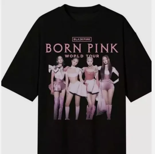 Discover BLACKPINK Born Pink 2023 Tour T-shirt Gift For Fan All Size S-5Xl