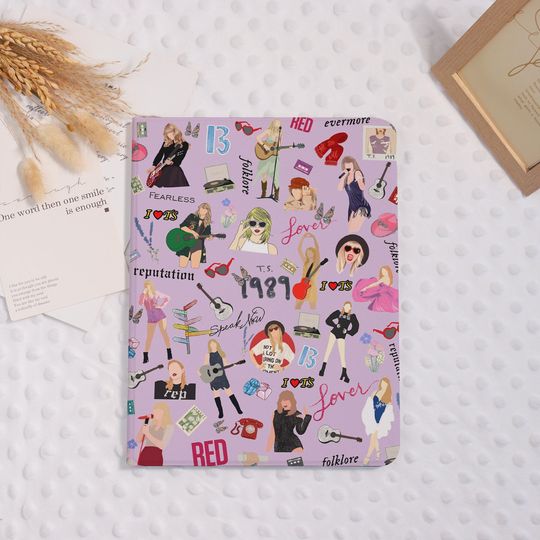 Discover Pop Singer 1989 iPad Case For iPad A16 10th Air7/6 iPad 9.7" 10.2" 10.9" 11" iPad Pro 2021 2022 2024 iPad Mini 6/7,ipad Case 2025 Book&Flip