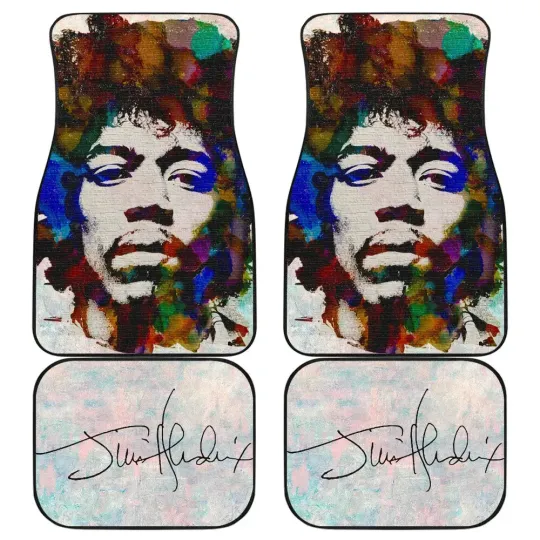 Discover Jimi Hendrix Car Floor Mats Singer Car Accessories For Fans