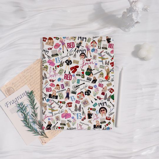 Discover 1989 Lover Singer iPad Case For iPad 9.7" 10.2" 10.9" 11" A16,iPad Air 5/6/7 iPad Pro iPad 2024 2025 iPad Mini5/6 iPad 10th Case Book&Flip