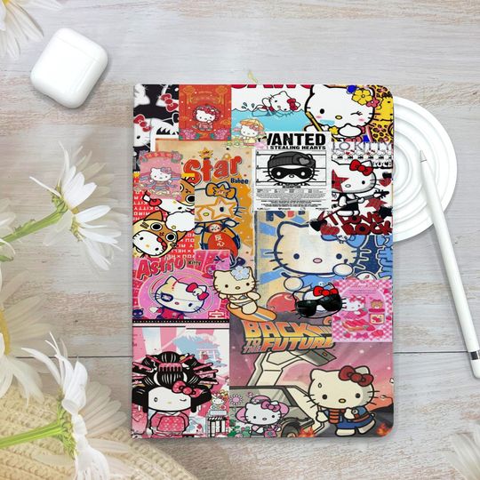 Discover Hellokitty iPad Case For iPad 9.7" 10.2" 10.9" 11" 12.9",iPad 10th Cover, iPad Pro 2021 2022 2024 iPad mini 6, iPad Air 6, ipad Case 2024