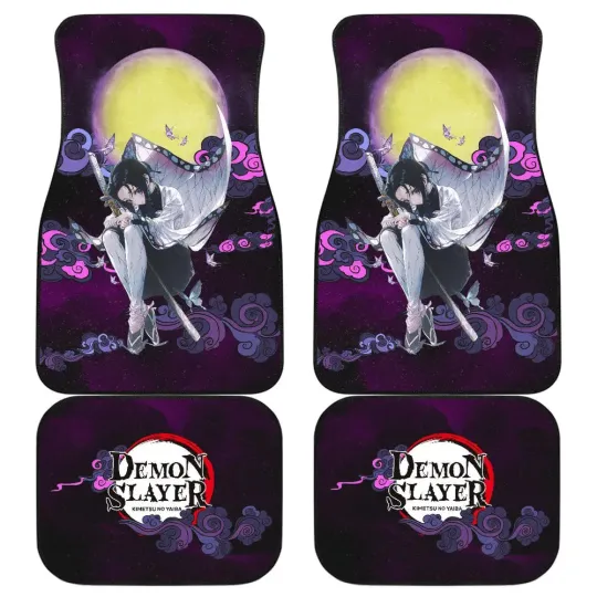 Kochou Shinobu demon Car Floor Mats Anime Car Accessories For Fans