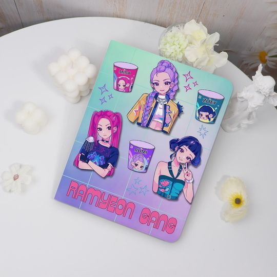 Discover Kop Demon Hunters iPad Case For iPad 5-10th 9.7"10.2",iPad Air 3-6 10.9" 11",iPad Pro2022 2024 11" 12.9", iPad Mini 6/7 8.3" Cover Pen Slot