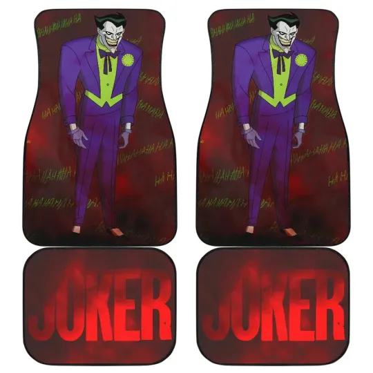 Joker The Clown Car Floor Mats Movie Car Accessories For Fans