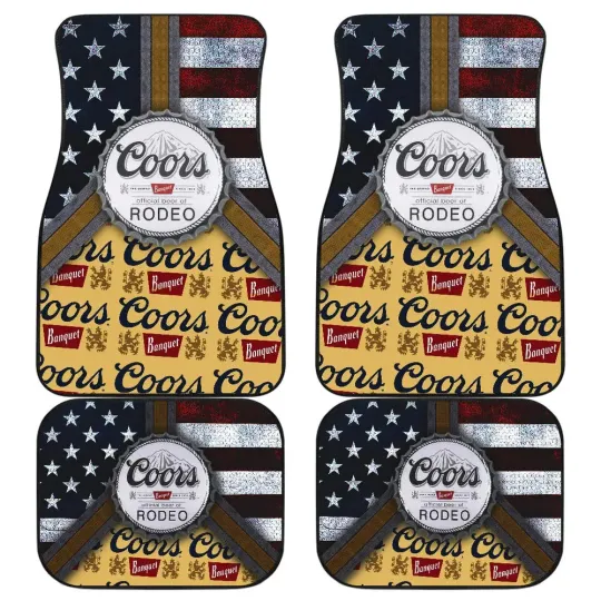 CCOORS Banquet Drinks Car Floor Mats Beer Car Accessories For Fans