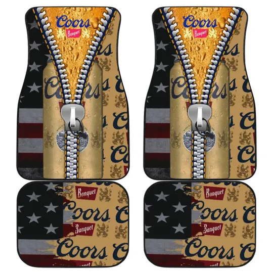 CCOORS Banquet Drinks Car Floor Mats Beer Car Accessories For Fans