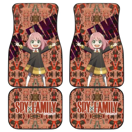Discover Anya Forger XFamily Car Floor Mats Anime Car Accessories For Fans NA