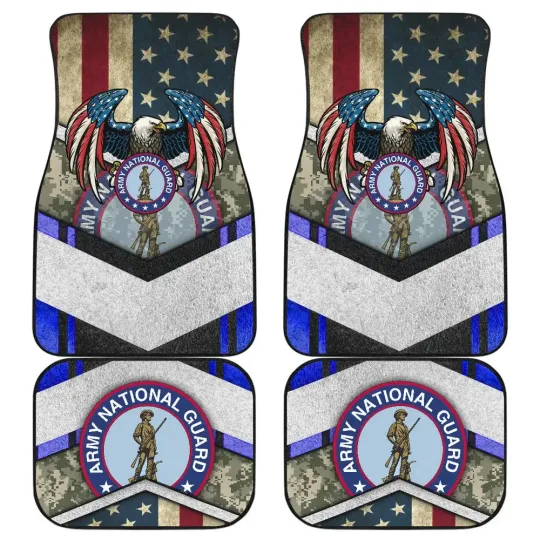 Discover National Guard Of The United States Car Floor Mats US Armed Forces Car Accessories