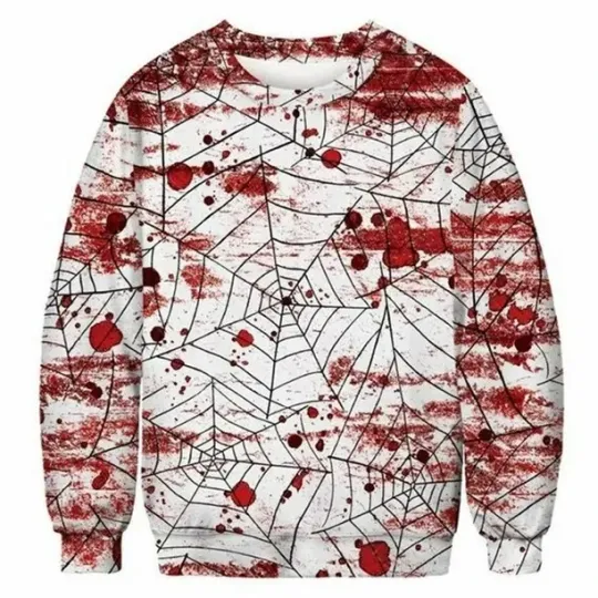 Blood Dripping Halloween Sweater | Creepy Crewneck