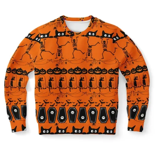 Discover Creepy Clown Halloween Jumper | Horror Movie Fan Sweatshirt