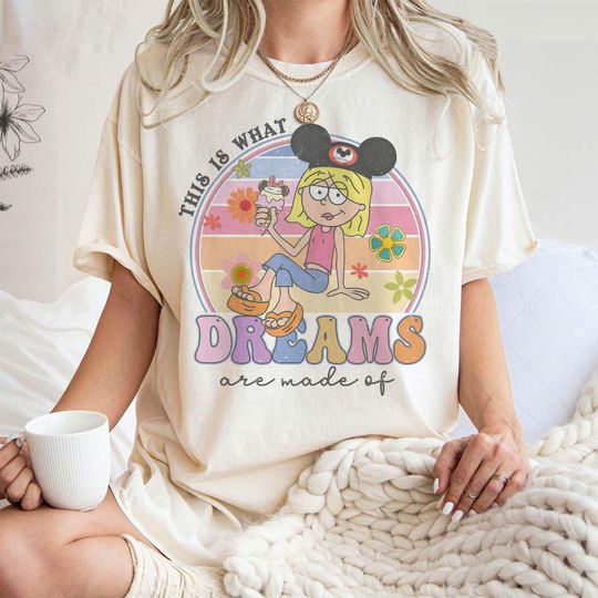 Discover Retro 90s Cute Mickey Lizzie McGuire Comfort Color Shirt, This Is What Dreams Are Made Of Tee, Magic Kingdom Disneyland Family Vacation Gift