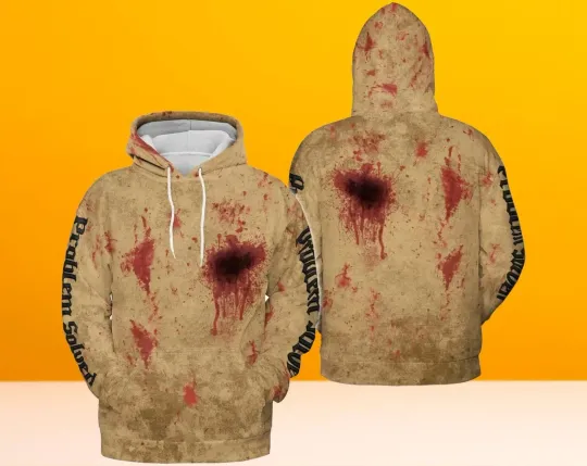 Discover Halloween Horror Blood Splatter Hoodie 3D,