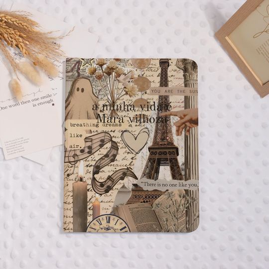 Eiffel Tower iPad Case For iPad A16 10th Air7/6 iPad 9.7" 10.2" 10.9" 11" iPad Pro 2021 2022 2024 iPad Mini 6/7,ipad Case 2025 Book&Flip