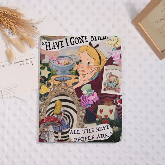 Discover Alice  Cute iPad Case For iPad A16 10th Air7/6 iPad 9.7" 10.2" 10.9" 11" iPad Pro 2021 2022 2024 iPad Mini 6/7,ipad Case 2025 Book&Flip