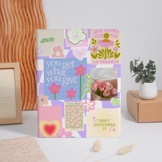 Discover Good Wishes Flower iPad Case, iPad 10 10.9" 2022 iPad Air 4 5 6 iPad Pro 12.9'' 2021 Pro 11" 2022 iPad mini 6 Case, iPad Cover,Book & Flip