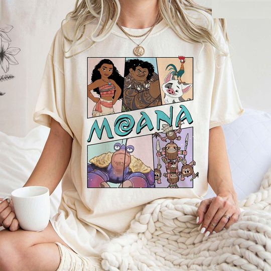 Discover Disney Moana Shirt, Princess Moana Family Matching T-Shirt, Maui Sweatshirt, Hei Hei and Pua Tee,Disneyland Trip Shirt, Disney Friends Shirt