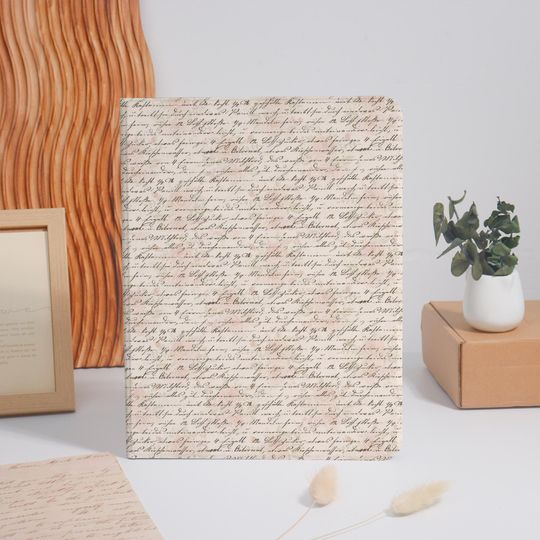 Discover Letter Writing Retro iPad Case, iPad 10 10.9" 2022 iPad Air 4 5 6 iPad Pro 12.9'' 2021 Pro 11" 2022 iPad mini 6 Case, iPad Cover,Book & Flip