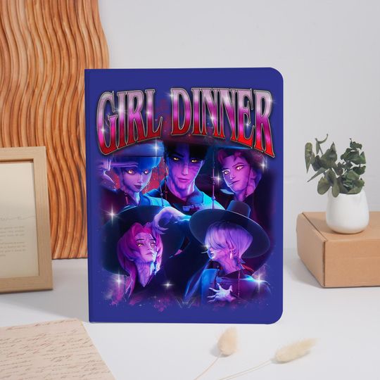Discover Girl Dinner Blue Pad Case, iPad 10 10.9" 2022 iPad Air 4 5 6 iPad Pro 12.9'' 2021 Pro 11" 2022 iPad mini 6 Case, iPad Cover,Book & Flip