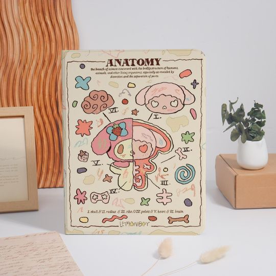 Discover Anatomy iPad Case, iPad 10 10.9" 2022 iPad Air 4 5 6 iPad Pro 12.9'' 2021 Pro 11" 2022 iPad mini 6 Case, iPad Cover,Book & Flip