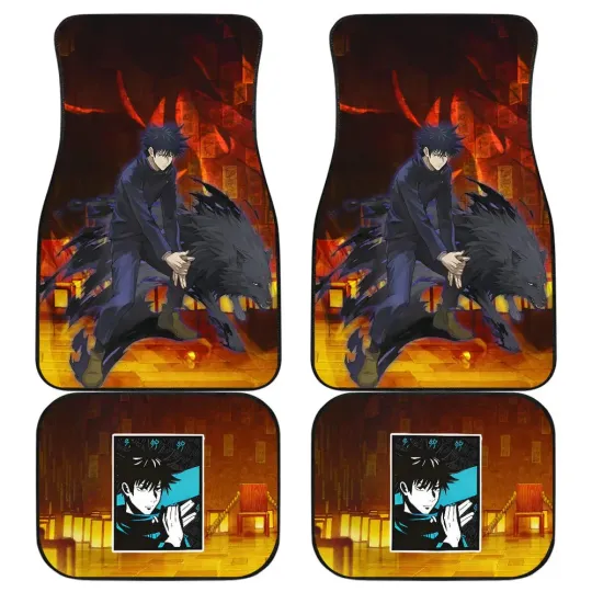 Megumi Fushiguro Jujutsu Satoru Car Floor Mats Anime Car Accessories