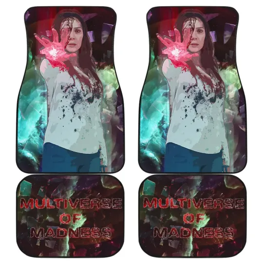 Scarlet Witch Multiverse of Madness Car Floor Mats Movie Car Accessories