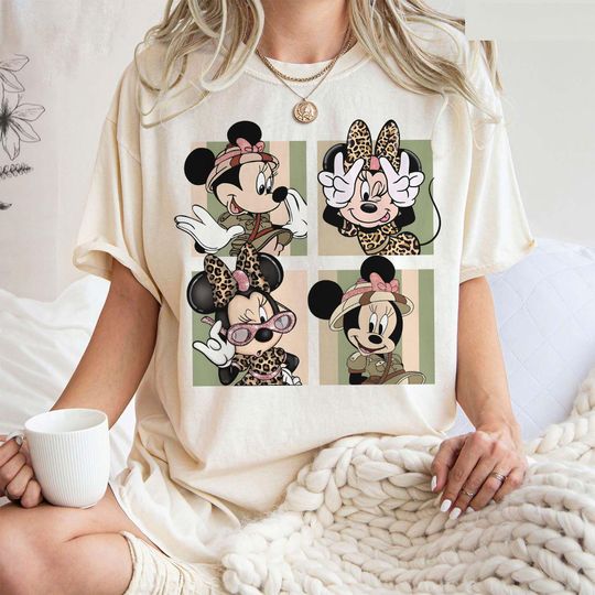 Discover Animal Kingdom Minnie Shirt, Minnie Safari T-Shirt, Friends Wild Shirt, Disney Wild Trip Shirt, Safari Mode, Leopard Women Shirt, Girl Trip