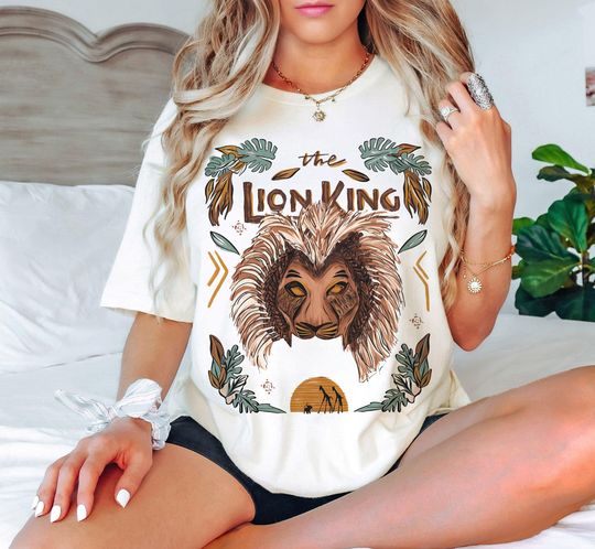 Discover Retro 90s Disney Lion King Comfort Colors Shirt, Vintage Lion King Shirt, Mufasa Simba, Hakuna Matata Retro Shirt, Disney Animal Kingdom