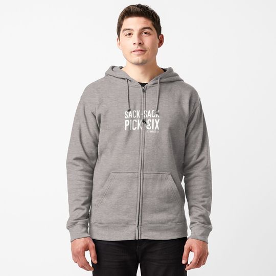 Discover Sack Sack Pick Six Zipped Hoodie