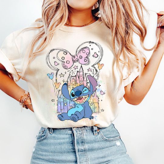 Discover Disney Stitch Shirt, Mickey Castle Tee, Dog Lover T-Shirt, Lilo and Stitch Tee, Minnie Bow Shirt, Magic Kingdom Shirt, Disneyland Shirt