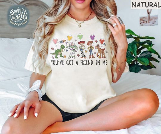 Discover Retro You've Got A Friend In Me Toy Story Shirt, Disney Toy Story Shirt, Toy Story Friends Shirt, Woody Buzz Shirt, Disney Vacation 2025 Tee