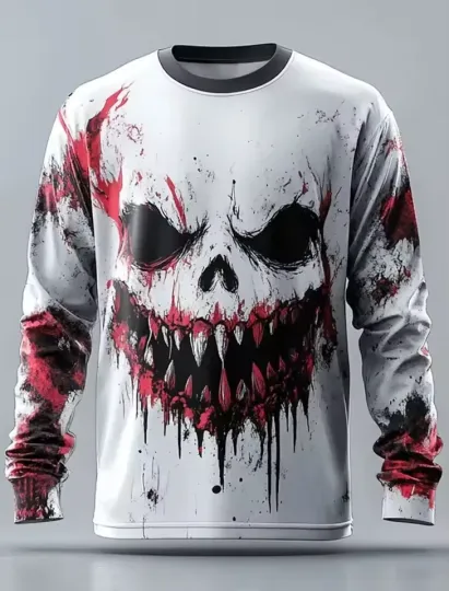 Discover Gothic Halloween Spider 3D Sweater – Pullover Knitwear Casual Costume Unisex