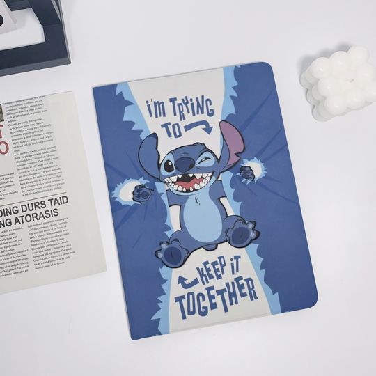 Discover Funny Stitch iPad Air 5 2022 iPad 10 2022 iPad 9 case,iPad Pro 11" 12.9'' 2022 iPad Pro 12.9'' 2021 iPad mini 6 case ipad case