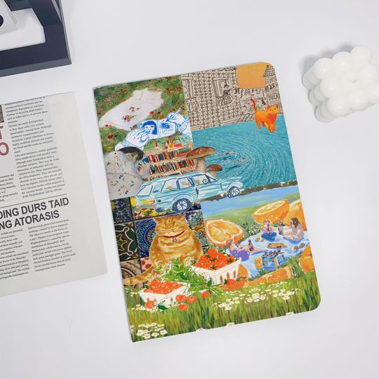 Discover Collage oil painting iPad Case for iPad Air 7 (2025) / Air 6 (2024) / iPad 10/9 | iPad Pro 11" & 12.9" (2022/2021) | iPad Mini 6 Cover