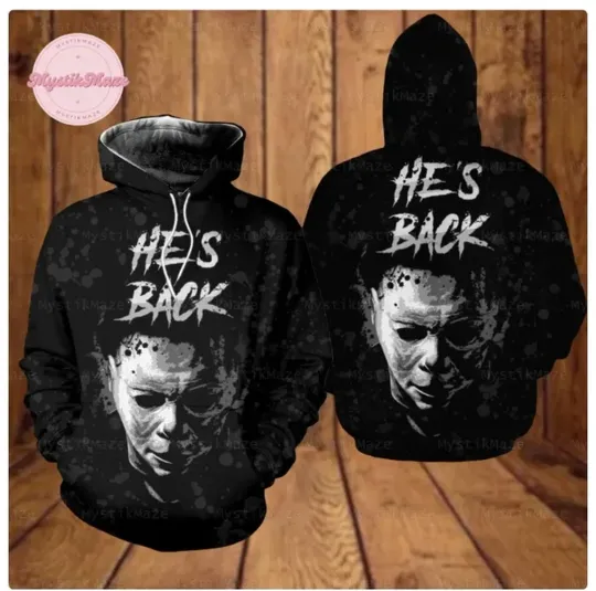 Halloween Michael Myers 3D HOODIE HALLOWEEN GIFT1