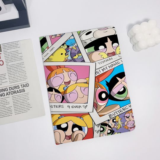 Discover Powerpuff Girls Cartoon iPad Air 6 2024 iPad 10 2022 iPad 9 case,iPad Pro 11" 12.9'' 2022 iPad Pro 12.9'' 2021 iPad mini 6 case ipad case