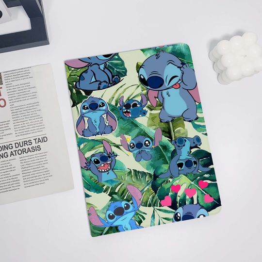 Discover Cute stitch iPad Air 5 2022 iPad 10 2022 iPad 9 case,iPad Pro 11" 12.9'' 2022 iPad Pro 12.9'' 2021 iPad mini 6 case ipad case