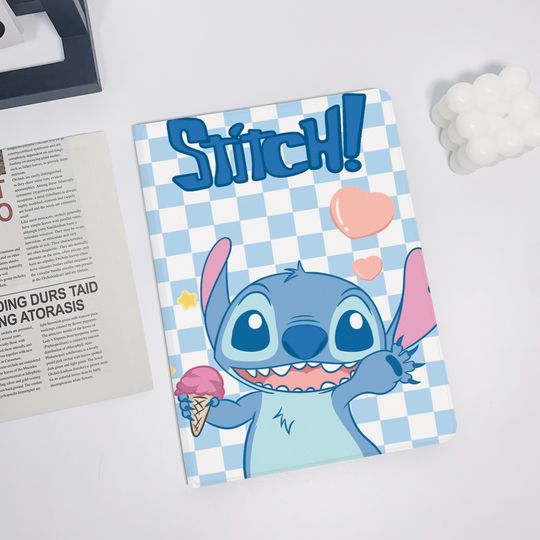 Discover Ice Cream Stitch iPad Air 5 2022 iPad 10 2022 iPad 9 case,iPad Pro 11" 12.9'' 2022 iPad Pro 12.9'' 2021 iPad mini 6 case ipad case