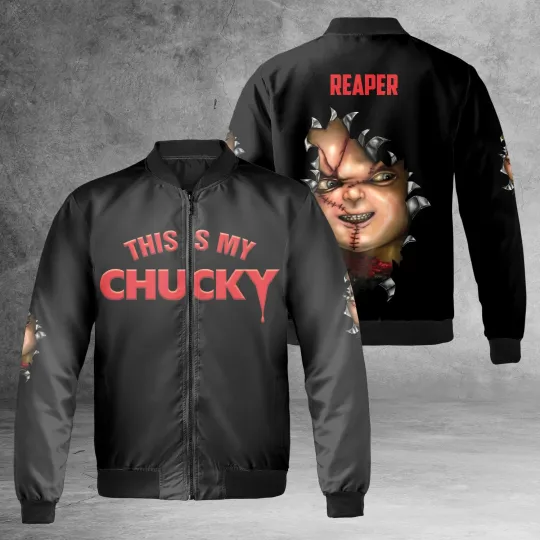 Personalized Horror Chucky Doll Child's Play This Is My Chucky Jacket
