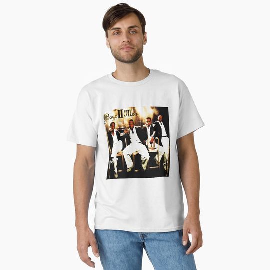 Discover Boyz Men Emotional Ballads And A Cappella Harmony Open New Shop Music Concer Show Dj Electronic Classic T-Shirt