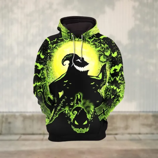 Discover Oogie Boogie 3D Hoodie, Scary Halloween