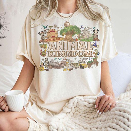 Discover Hollywood Studios Animal Kingdom Logo Retro Shirt, Disney Safari Vacay Mode Holiday Unisex Tshirt Family Birthday Gift Adult Kid Toddler Tee