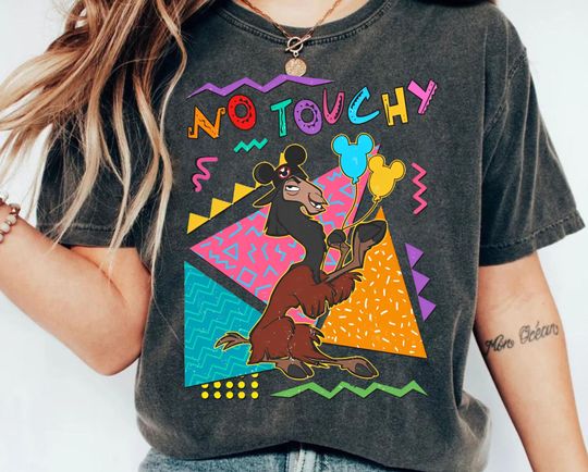 Discover Vintage 90S Kuzco Llama No Touchy Disney Shirt, The Emperor'S New Groove T-shirt, Disney Kuzco Tee, Funny Disney Gift, Disney Family Trip