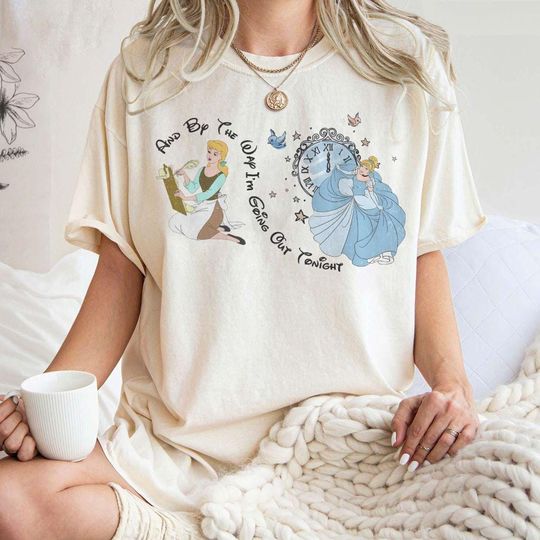 Discover Retro Disney Cinde  Comfort Color Shirts, Cinde Princess Shirt, Magic Kingdom Disneyland Family Trip Tee, Disney 2025 Shirt