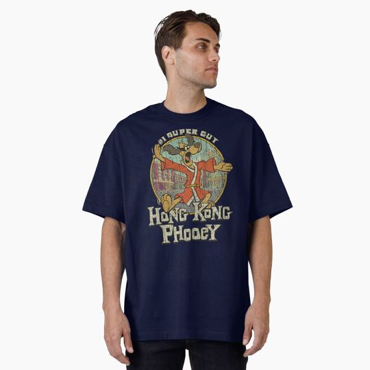 Hong Kong Phooey 1974 Oversized T-Shirt