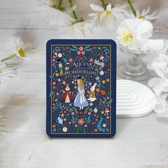 Discover Alice's wonderland 2024 Kindle Case For Kindle/Paperwhite 10th 11th 12th,6'' 6.8'' colorsoft Case, Personalized Kindle case with book Cover