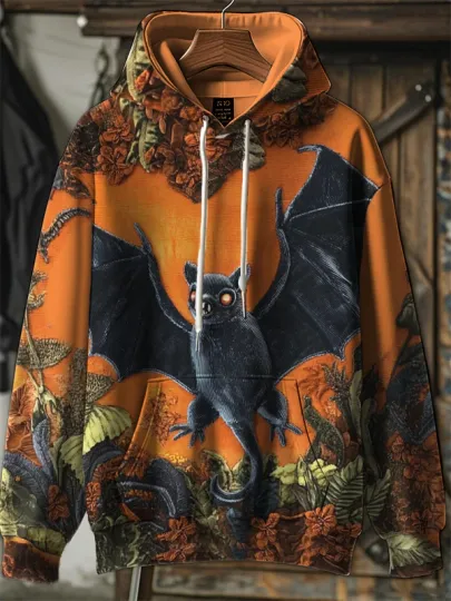 Discover 3D Halloween Hoodie – Pumpkin Face Glow Print Sweatshirt Pullover Unisex