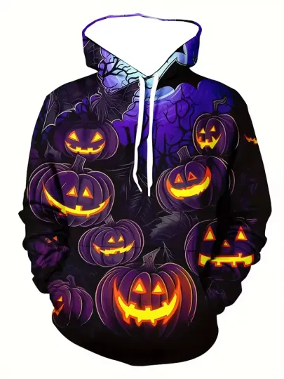 Discover Halloween Hoodie – Spooky Pumpkin Head Pullover Sweatshirt Gift Idea