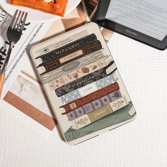 Discover Whimsical Pink Aesthetic Kindle Case, Fits Paperwhite 1-6/10th-12th Gen (2024 6"-6.8"), Auto Sleep/Wake, Charming Gift for Book Lovers